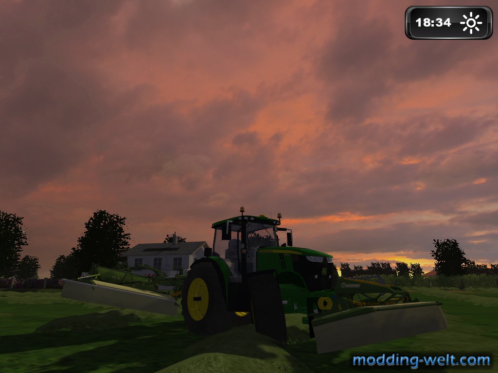 7280r und Krone Mähwerke