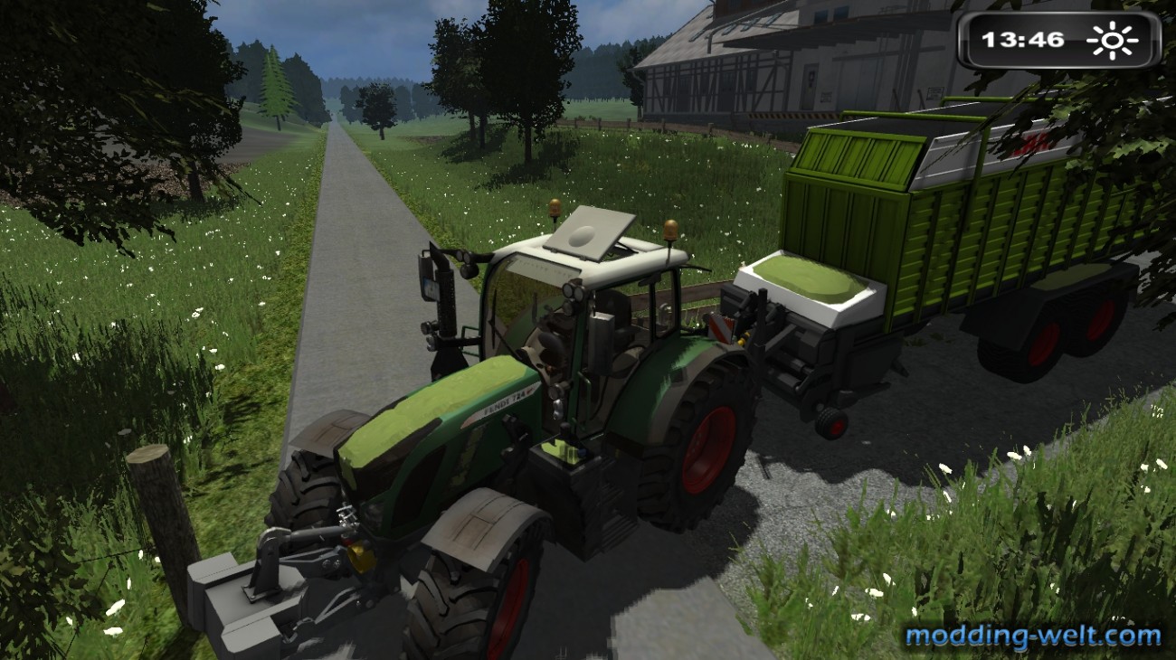 Mein Fendt beim mais Fahren