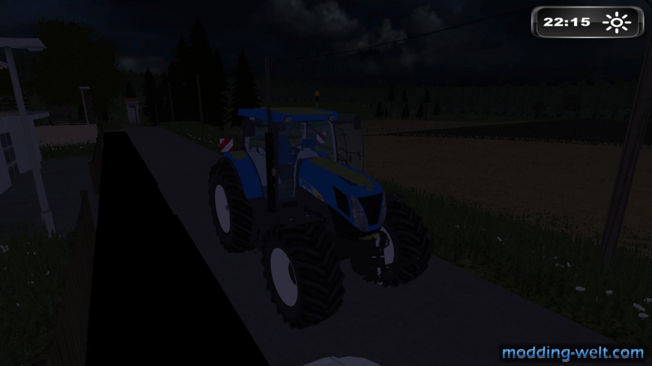 hier mein umgebauter New Holland T7030