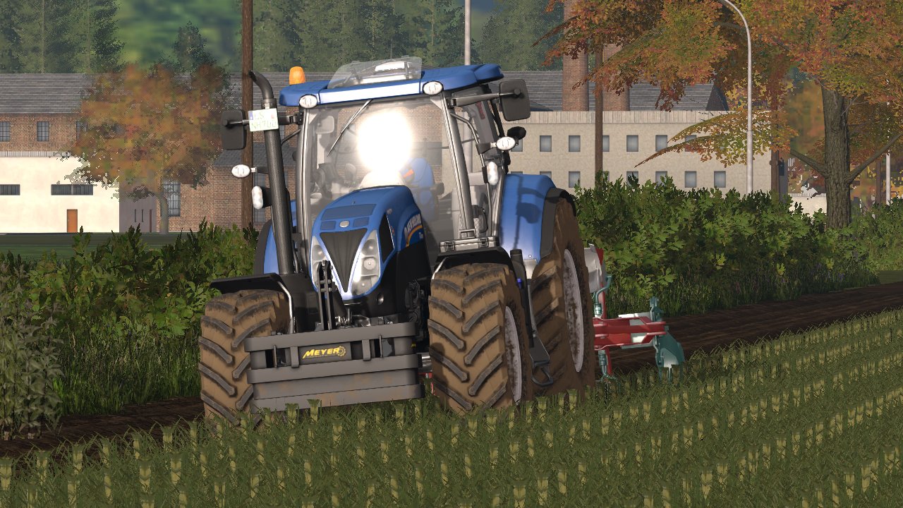 Pflügen mit NH T7