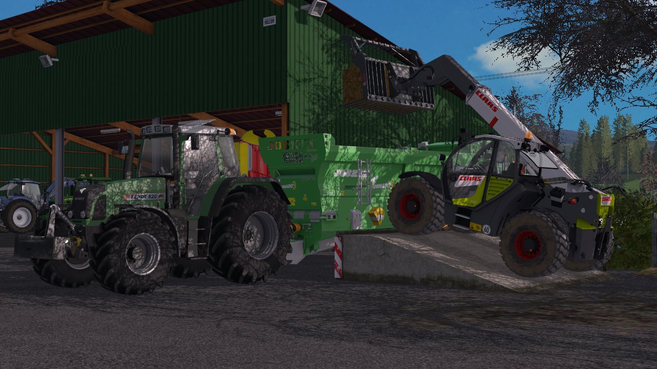Mist fahren mit fendt 820tms