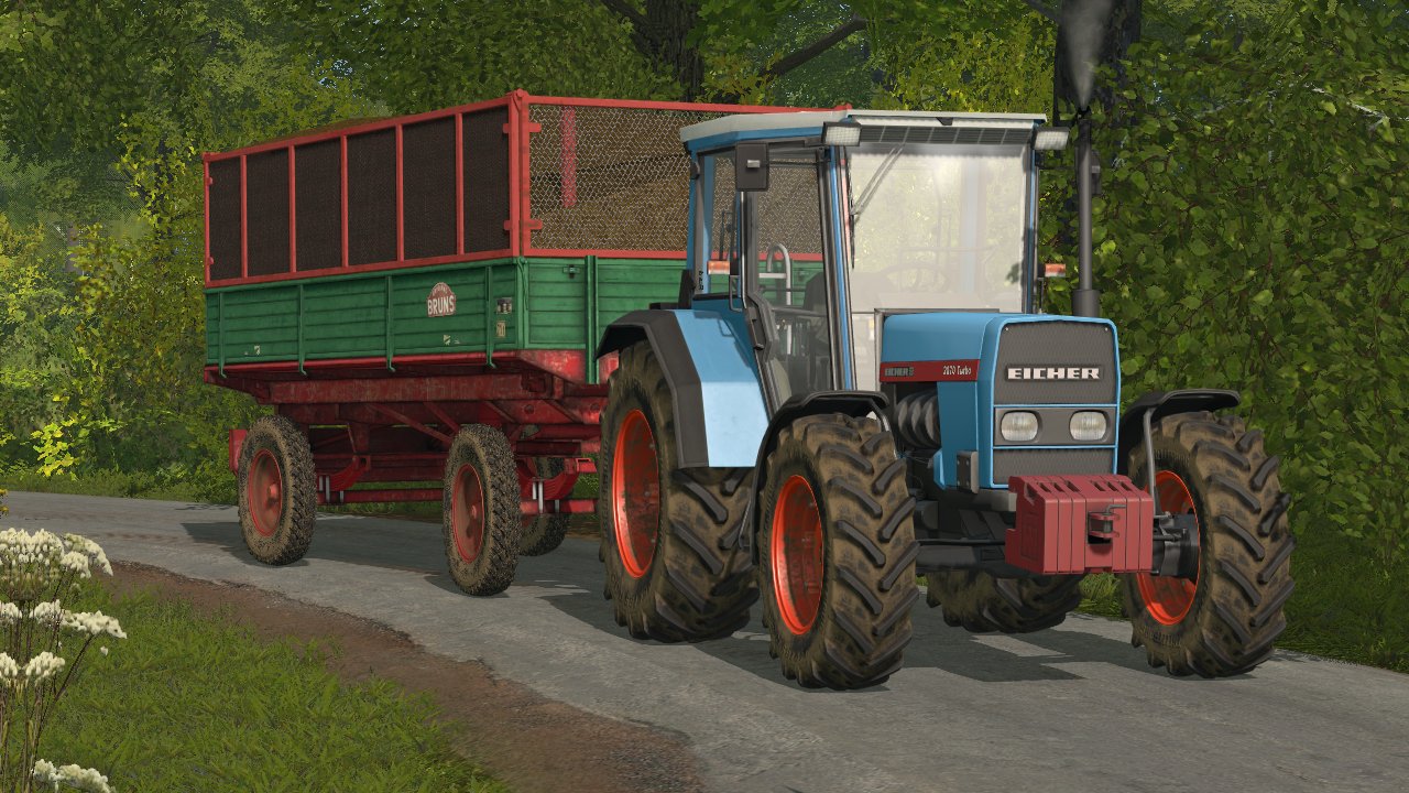 Noch mehr Silage heim kutschen (Eicher 2070)