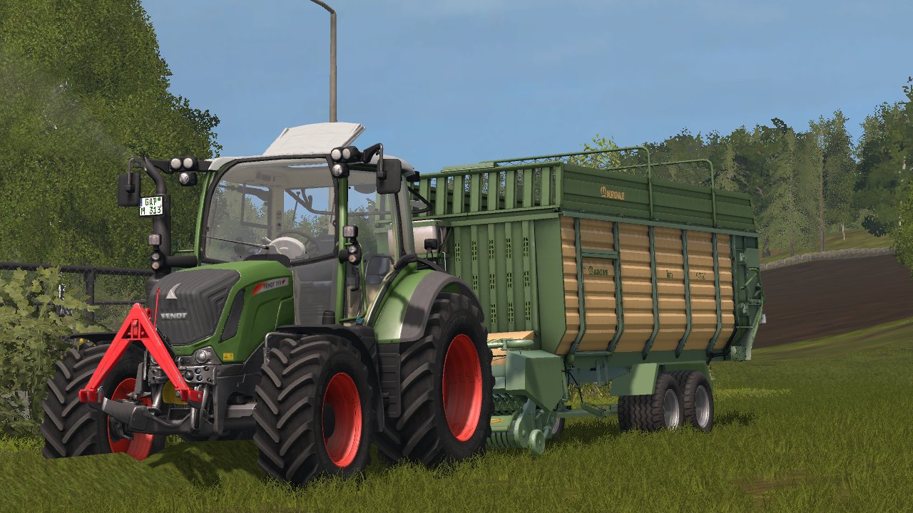 Und rein mit dem Gras...
