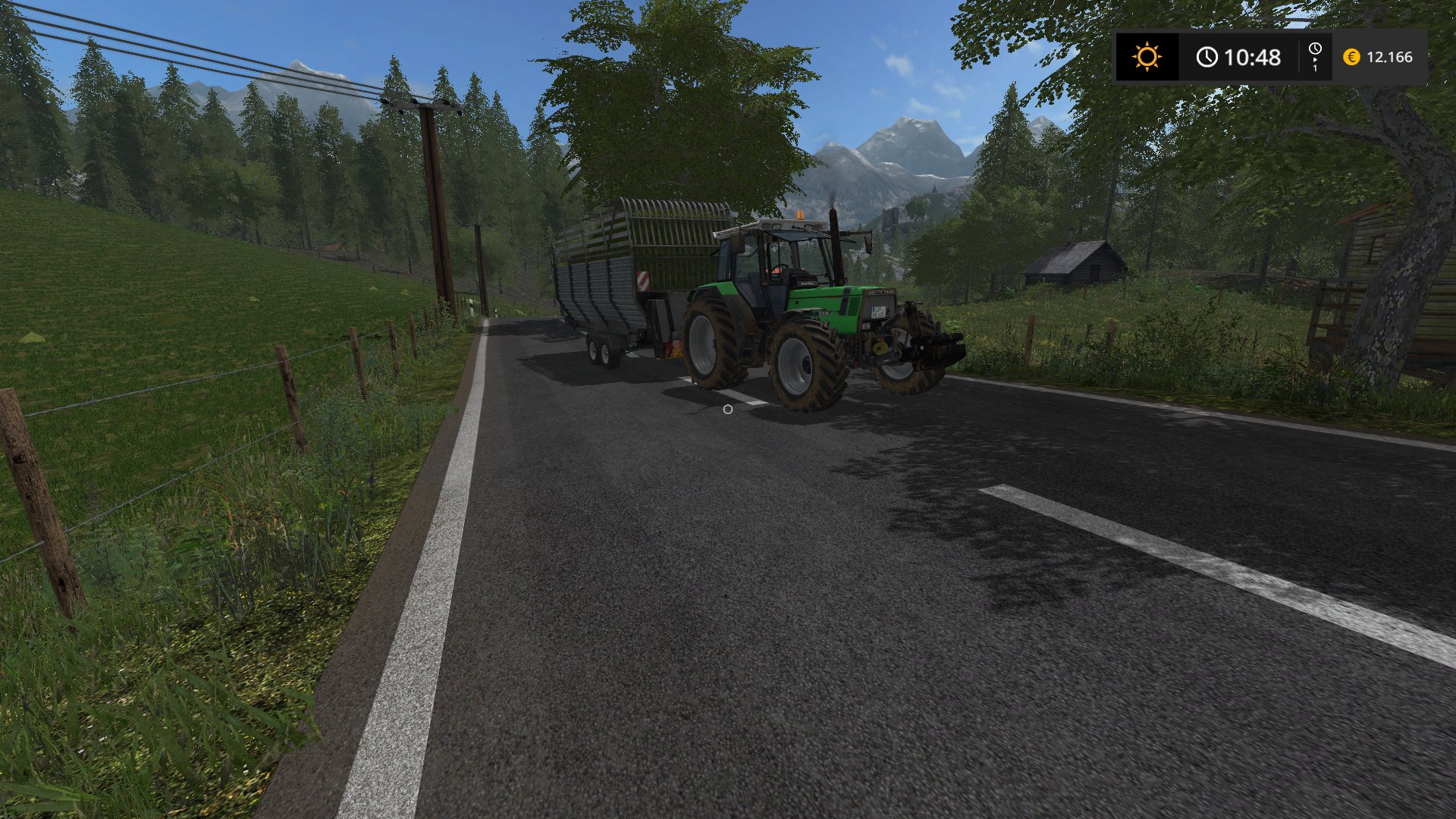 Ladewagen Past richtig zum Traktor  ohhh obwohl doch nich