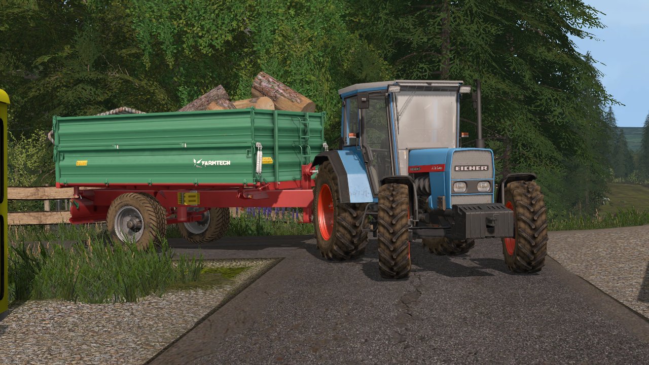 Hackschnitzel fahren