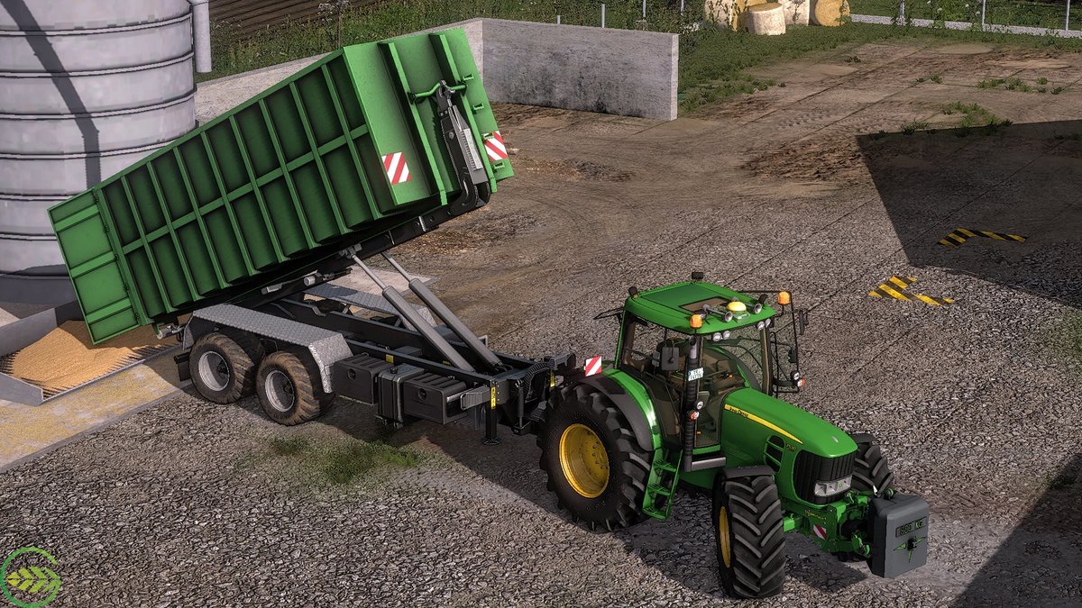 JD 7530 + ITRunner &  Abfall Container