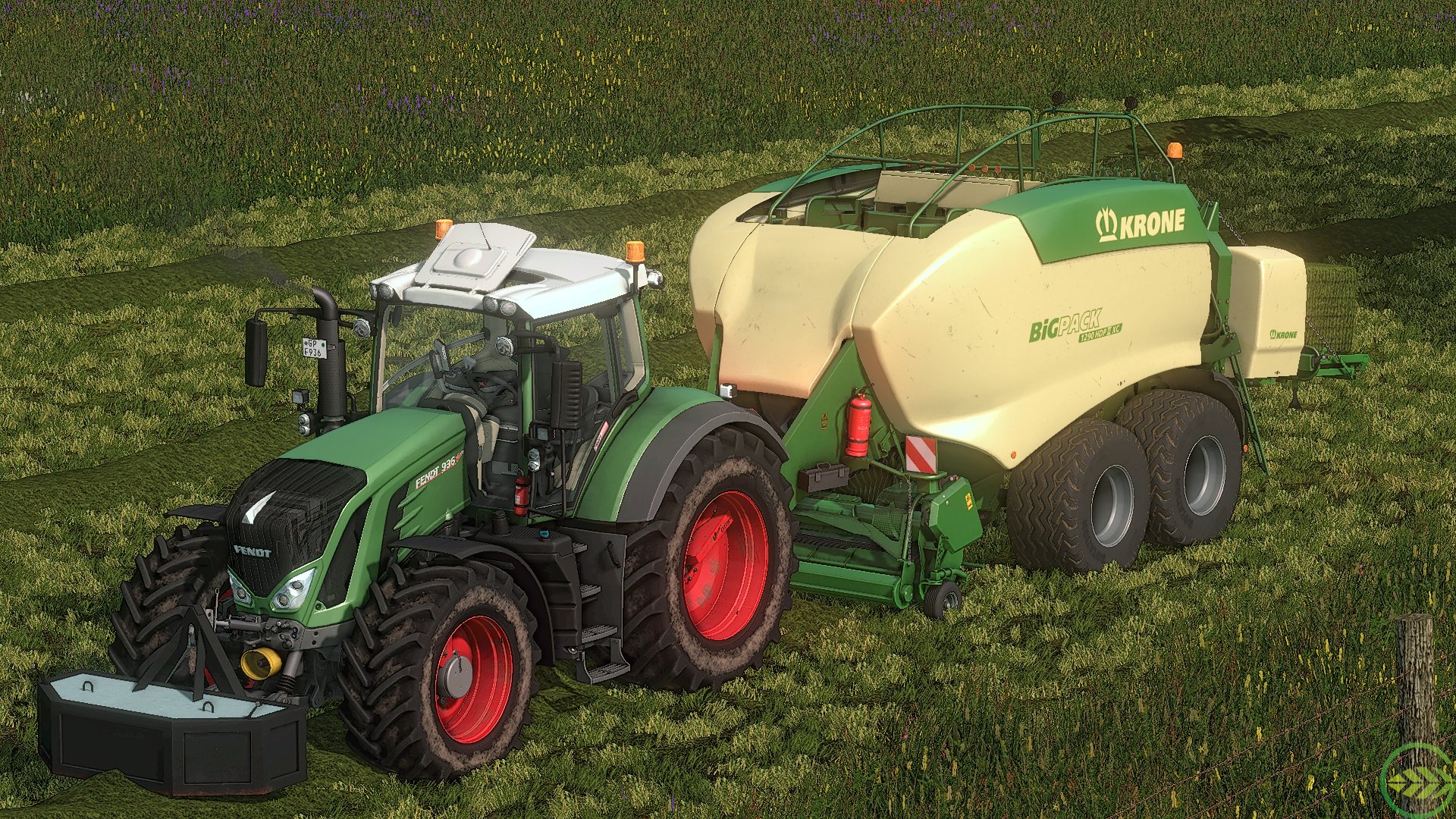 Fendt 936 & Krone BigPack