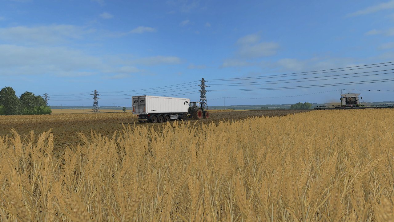 Test-Roggen dreschen