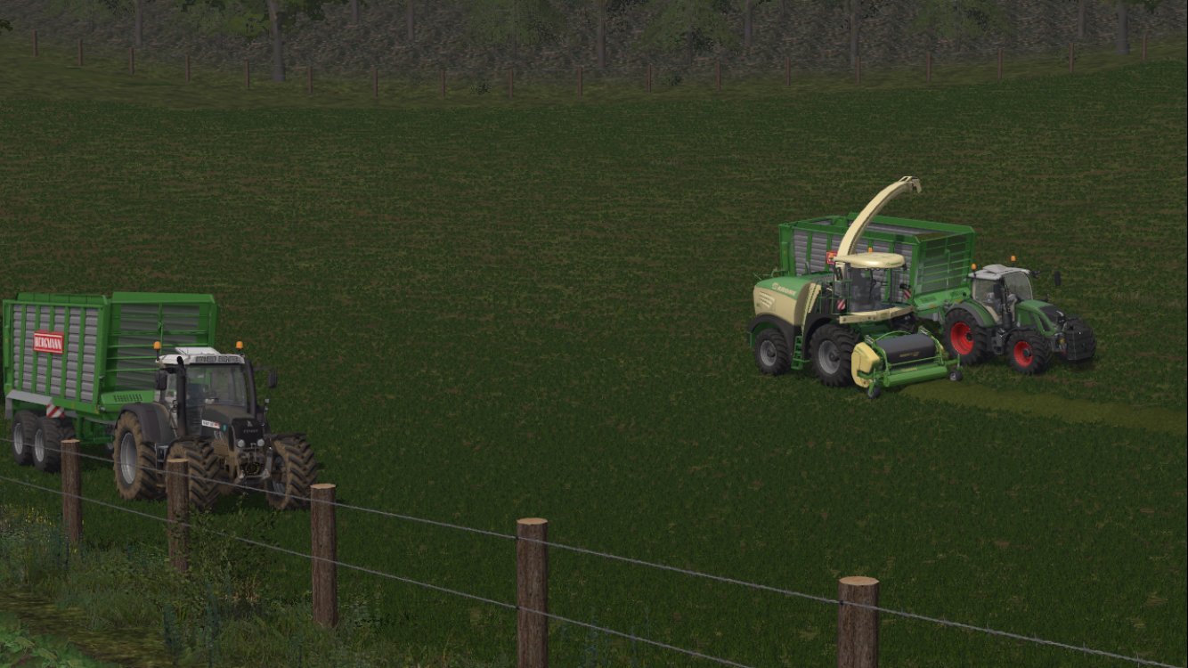 Gras häckseln