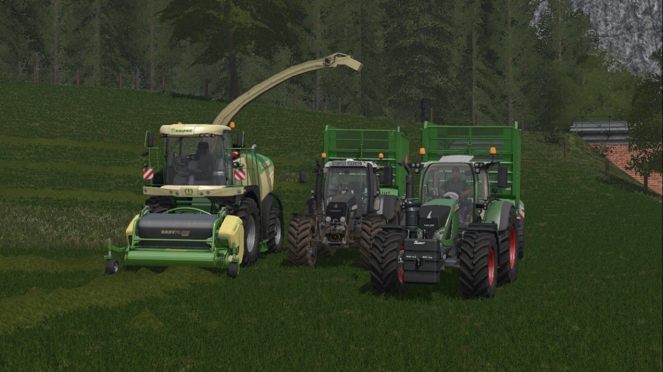 Gras häckseln