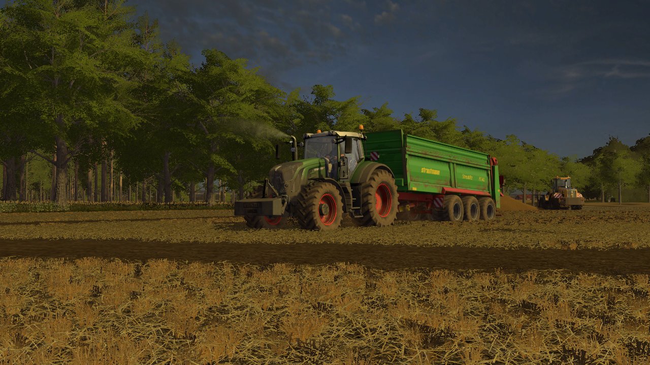 Mist streuen mit Fendt Vario 939 und Strautmann Streublitz