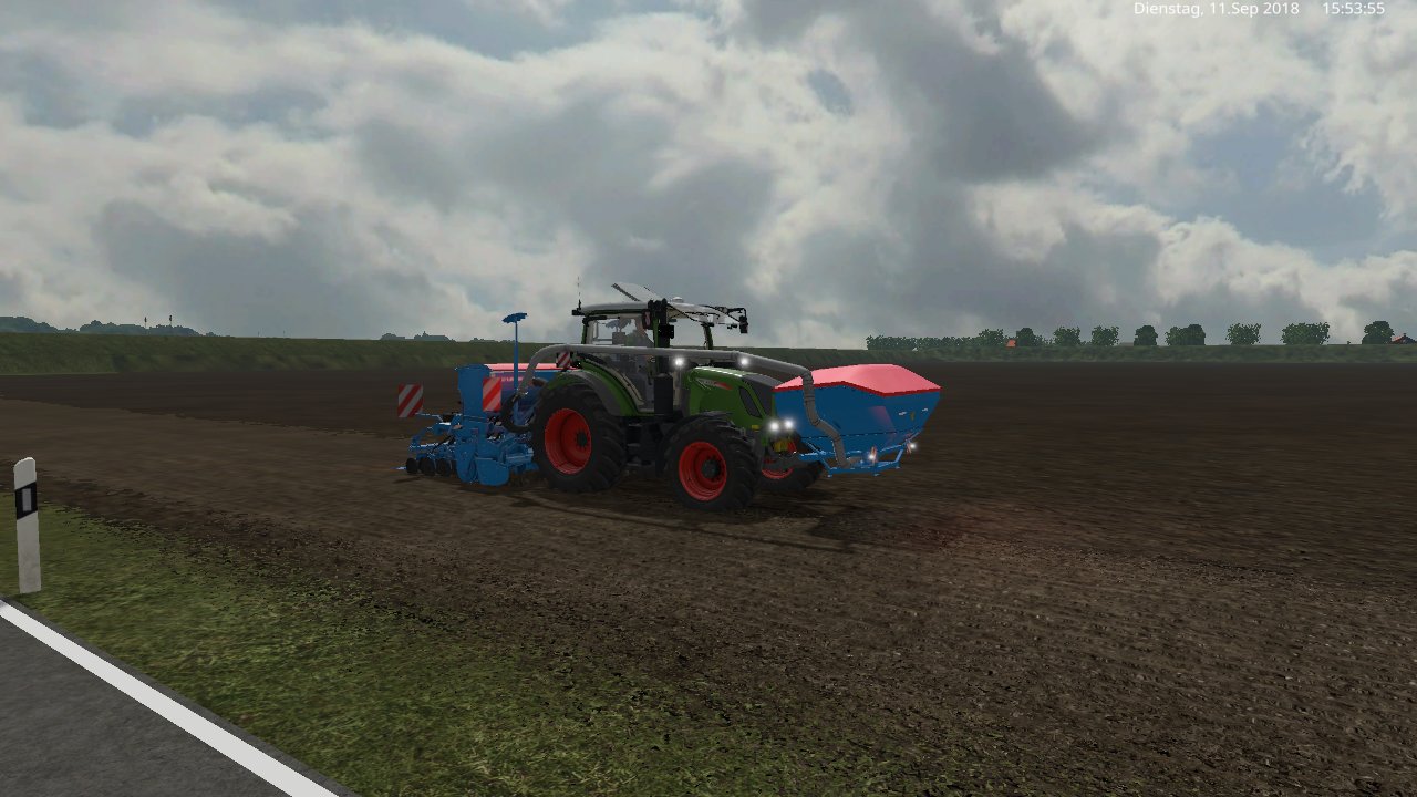 heute mit den fendt 313 und der lemken kombi aussähen