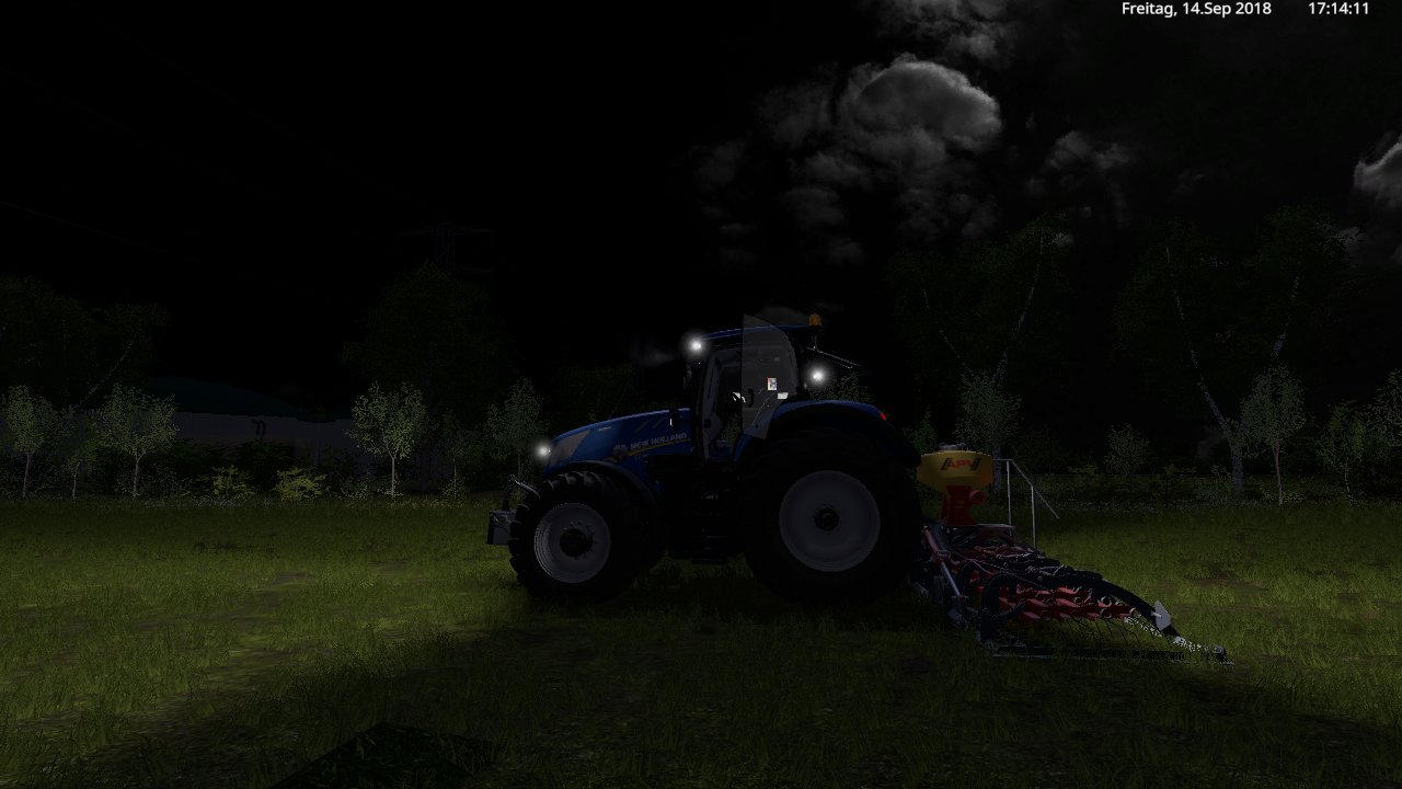 heute mit den new holland t7 und den saphir wisen striegel unterwegs