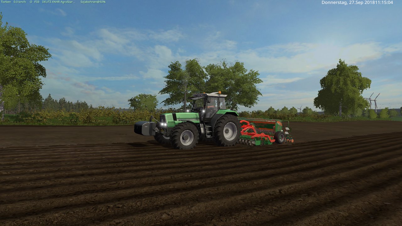 mit den deutz agro star 681 und der agr masz at und amazone d9 4000 super auf den feld unterwegs