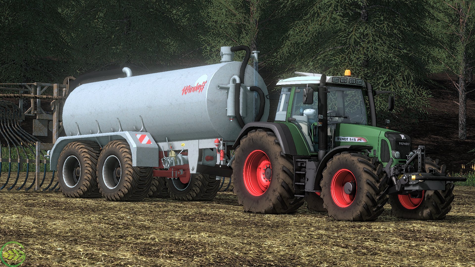 Fendt 818 TMS + Weinhoff 20200 VTW