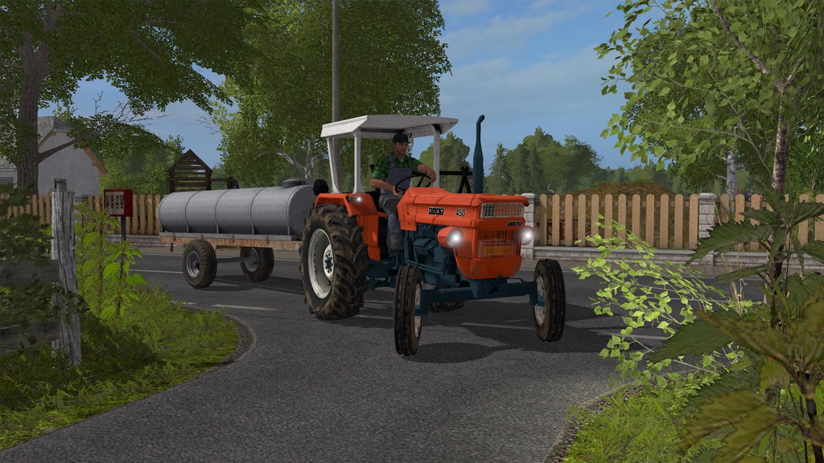 Idyllische Landwirtschaft