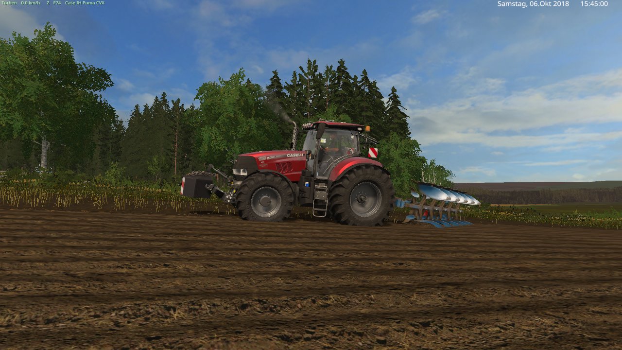 feld arbeit mit den case puma cvx und den lemken juwel