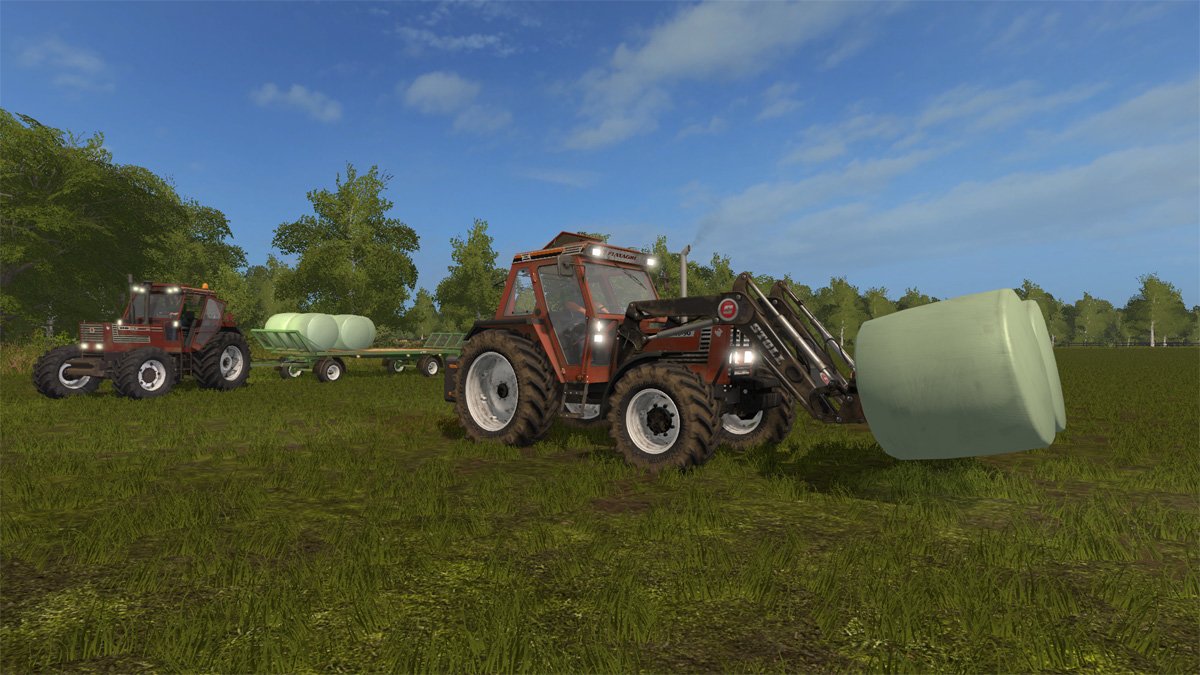 Silageballen bergen