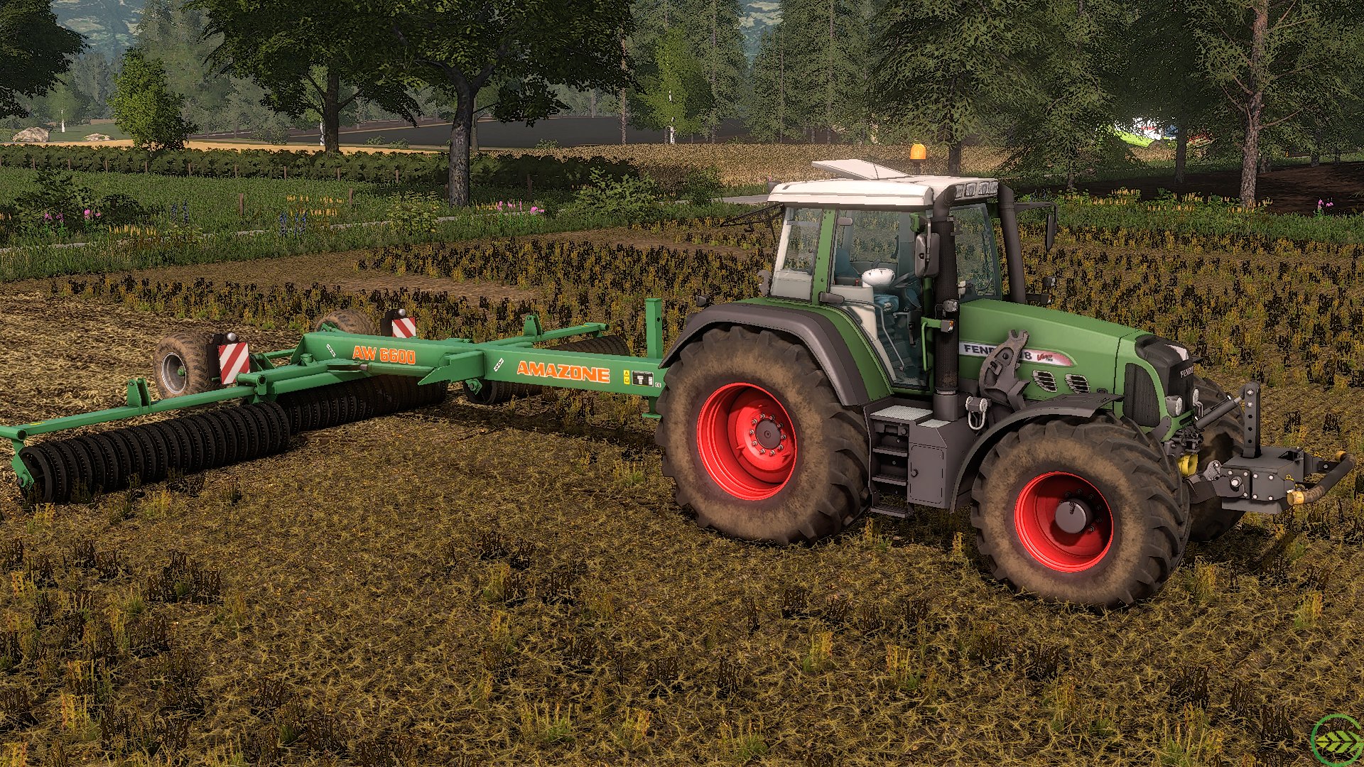 Fendt 818 TMS + Amazone AW 6600