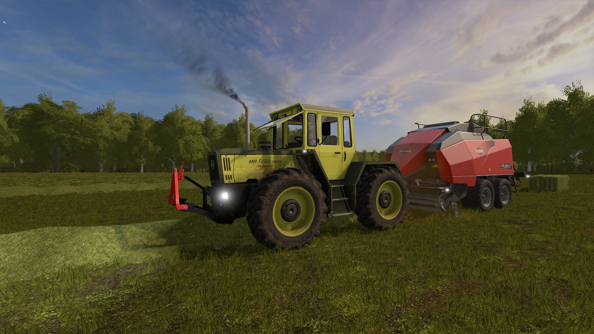 Ballen pressen mit 1800 Intercooler