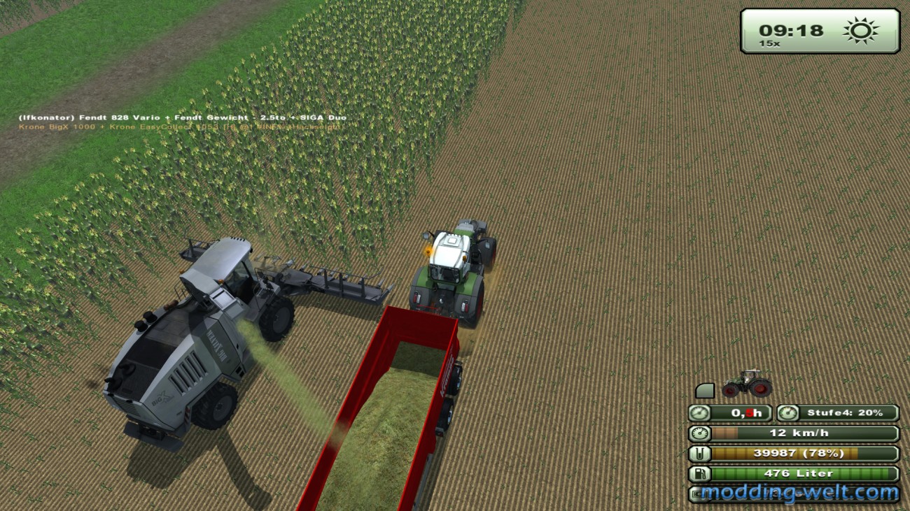 Corad's BIG Xilver bei der Arbeit! :)