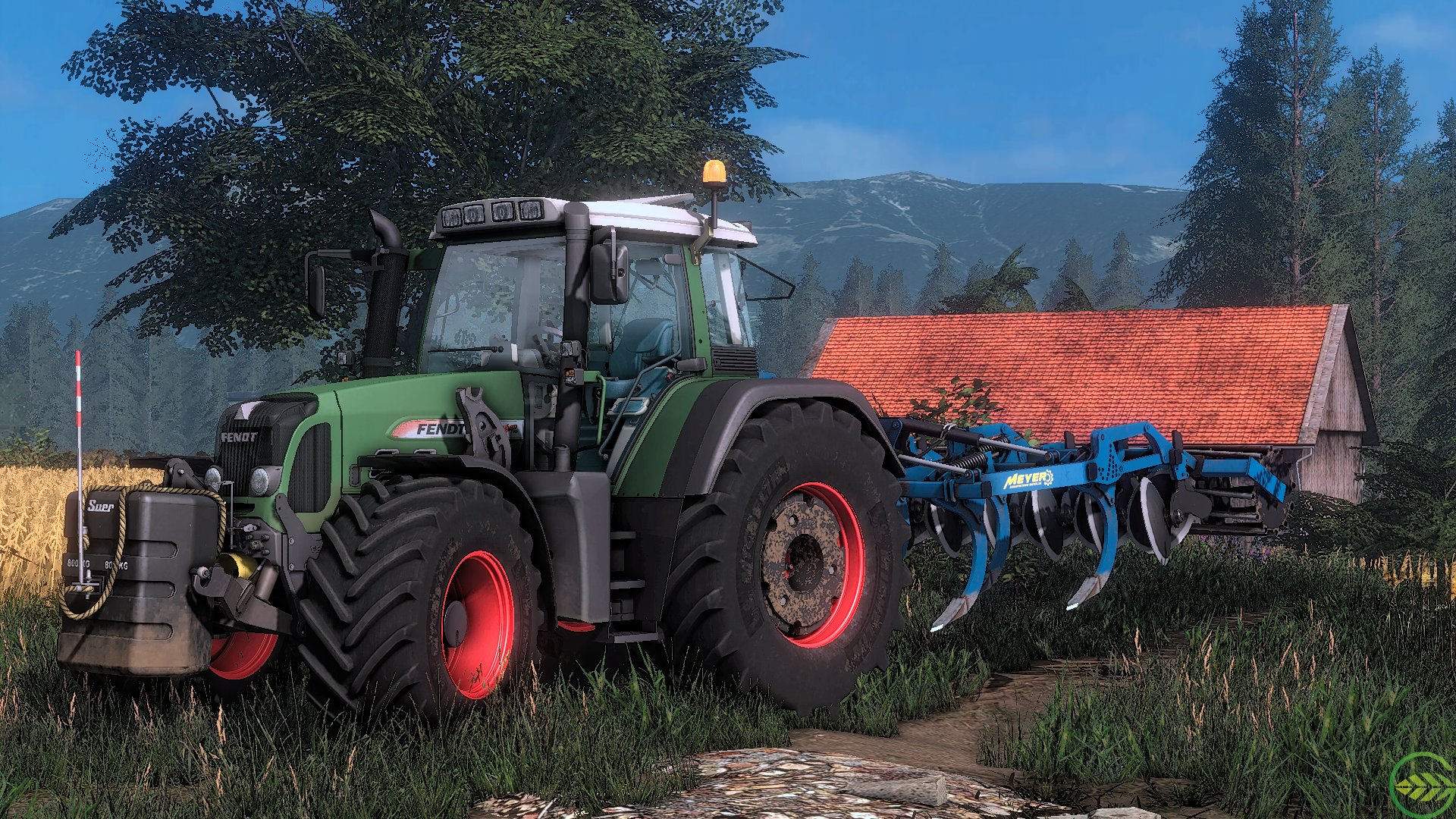 Fendt 818 Vario TMS + Meyer SZ 4000