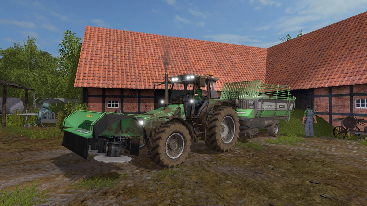 Gras für die Pferde
