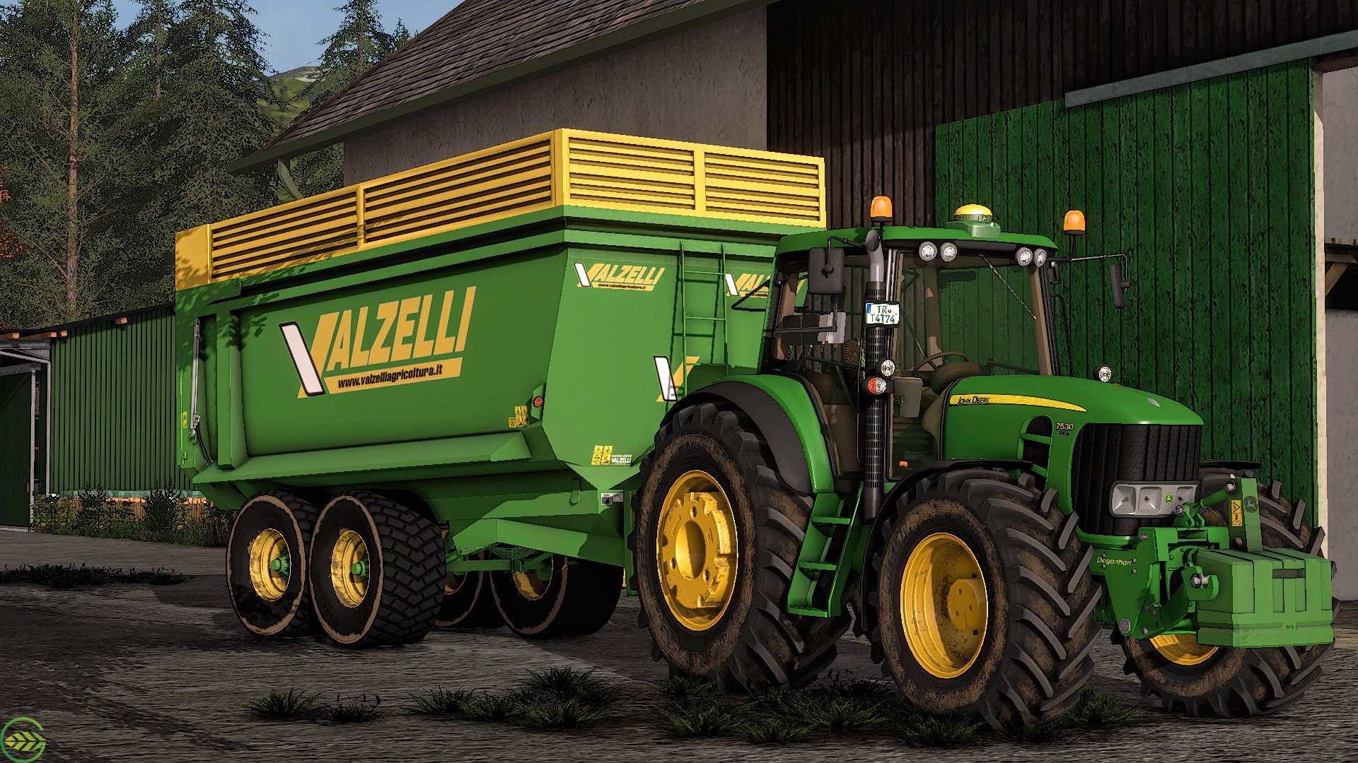 John Deere 7530 & Valzelli VI/140