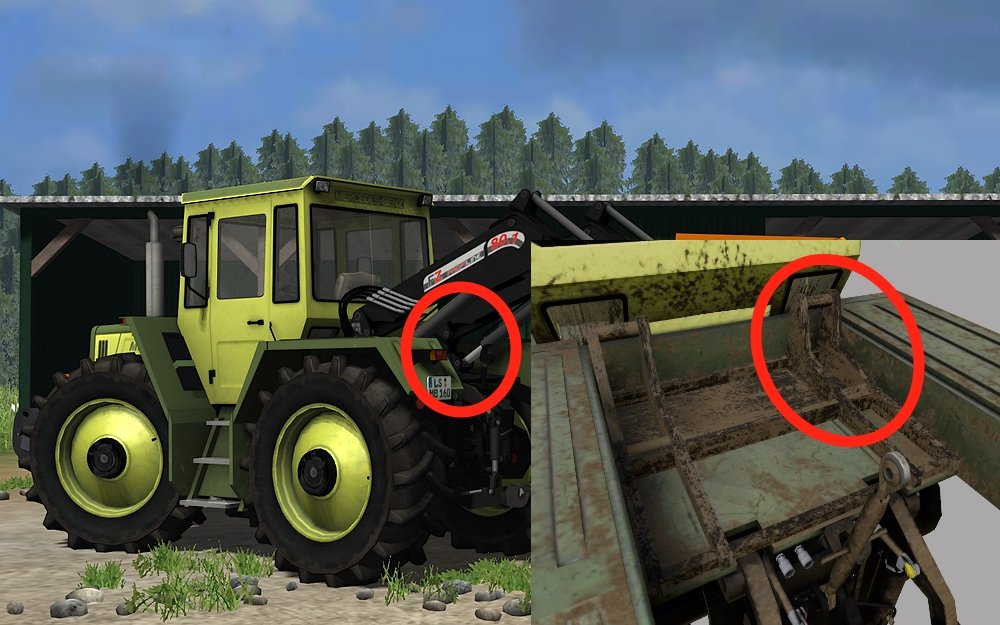 MB trac Hecklader Konsole