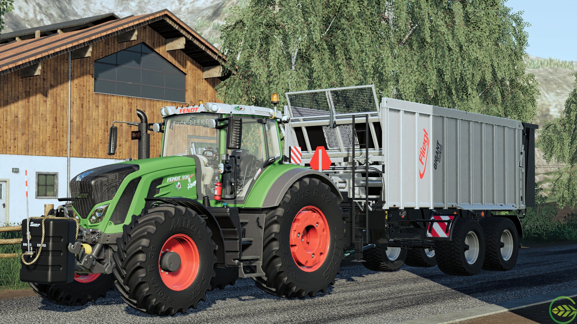 Fendt Vario 936 S4 & Fliegl ASW 256