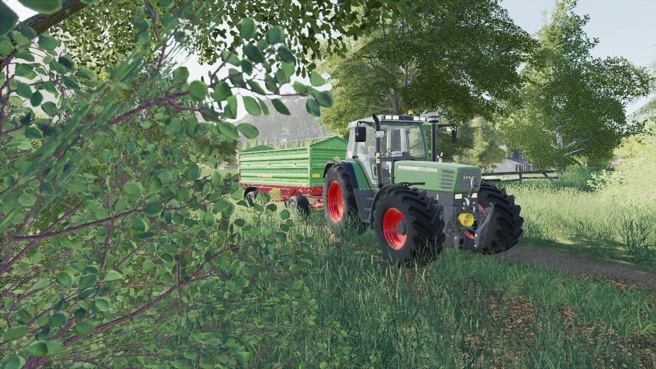 Mit dem Fendt Getreide fahren