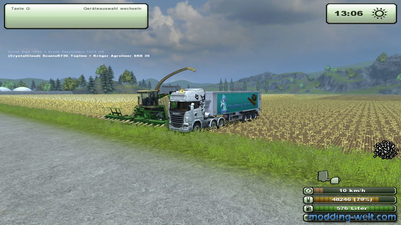 Häckseln im ls3 :D Endlich *-*