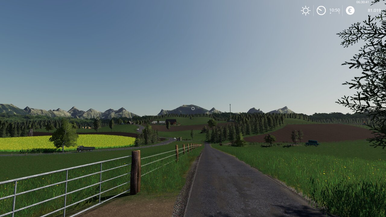 Wunder schöner ausblick