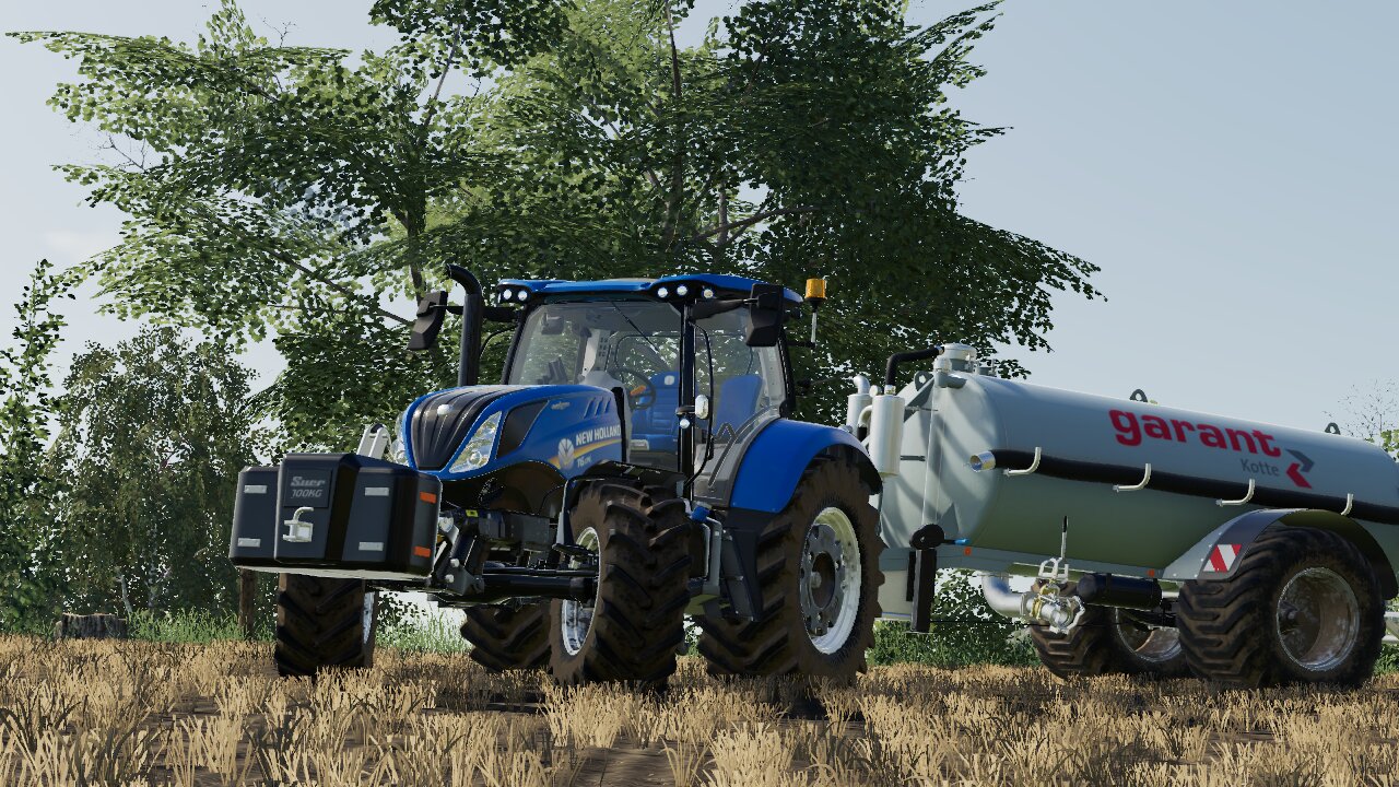 T6 am Gülle fahren