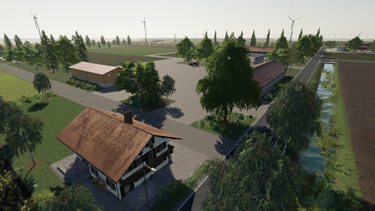Neubau des Hofes