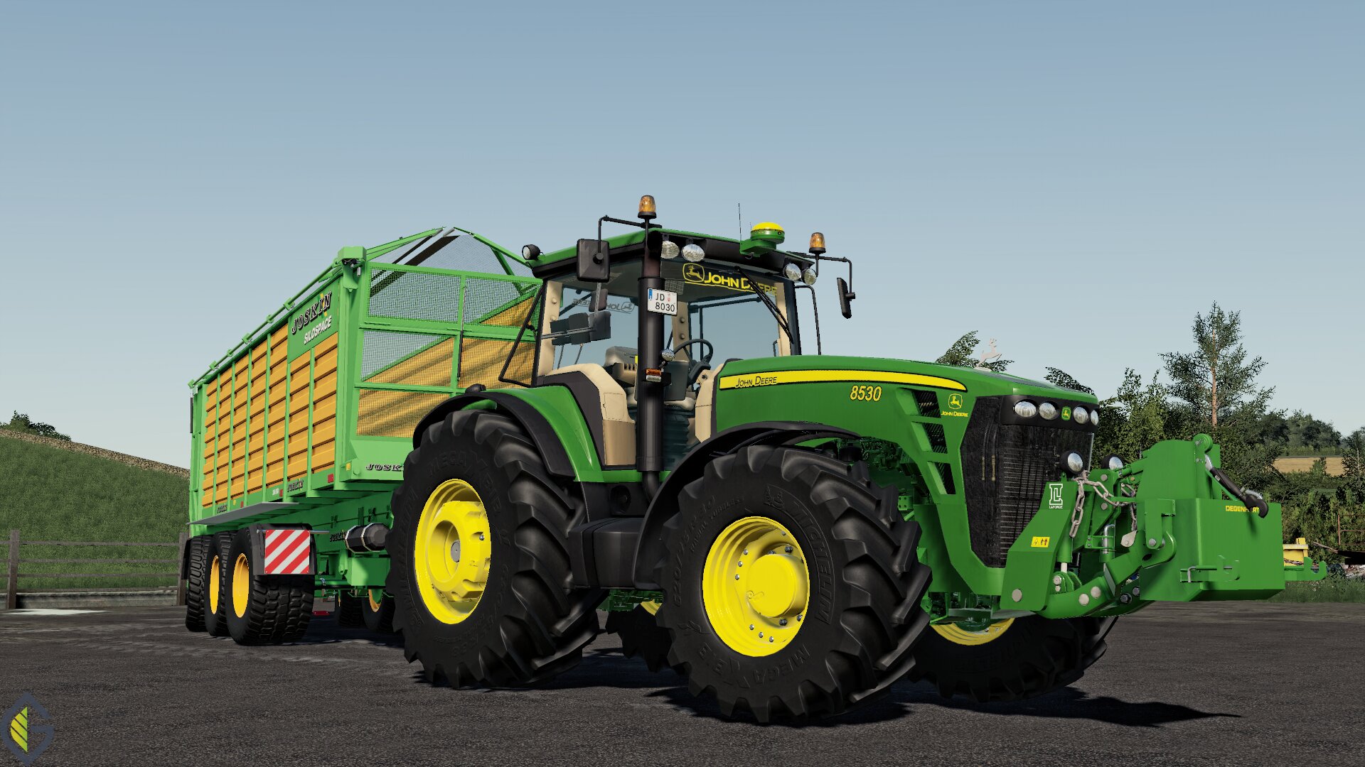 John Deere 8530 & Joskin Silospace 26.50