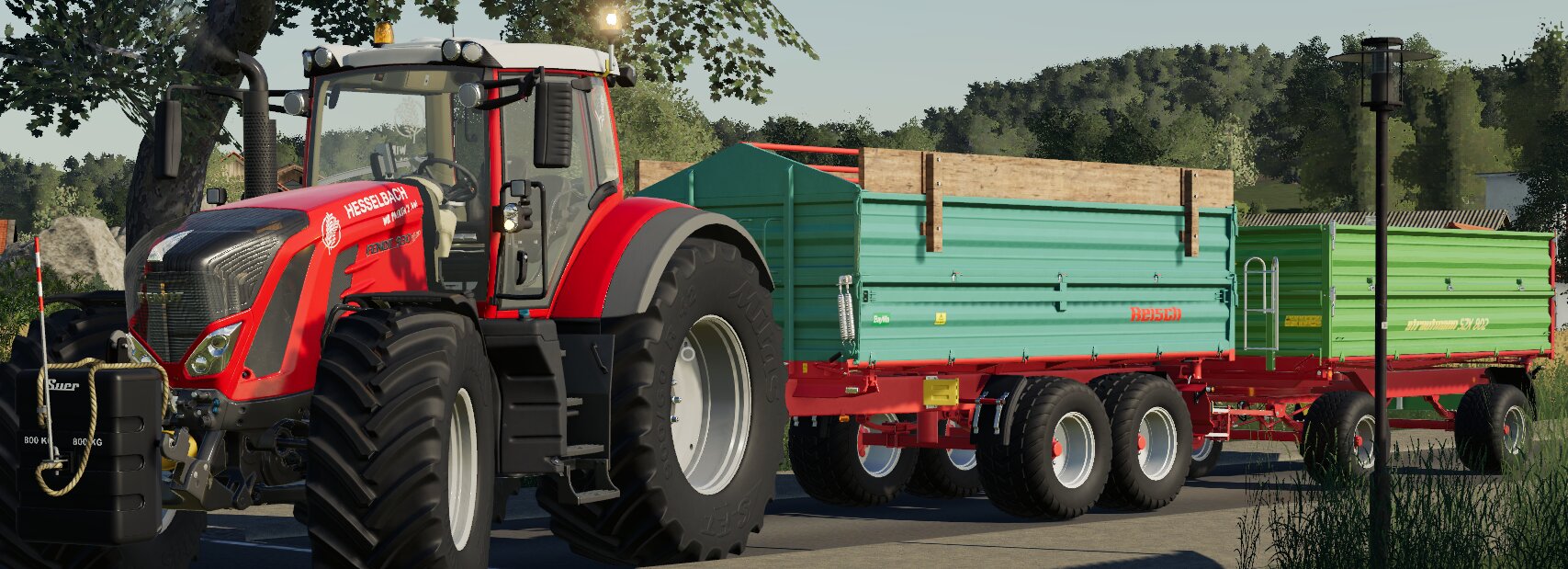 Mit dem Fendt unerwegs