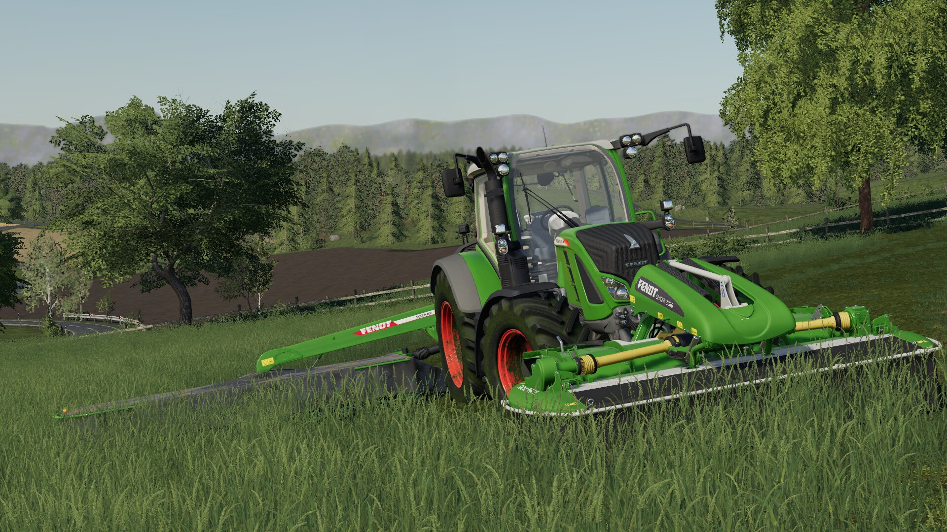 Mähen mit Fendt Technik