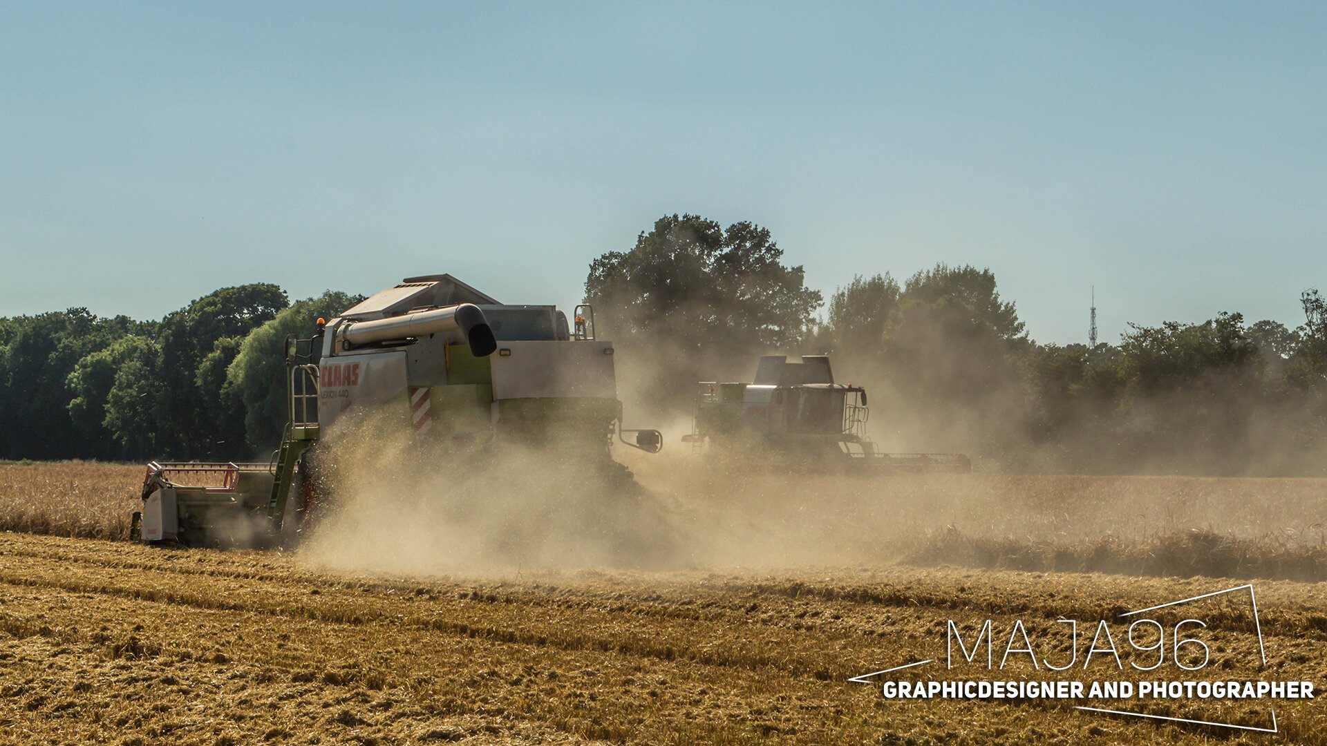 Claas Lexion 440 & Claas Lexion 760 auf einem Schlag!