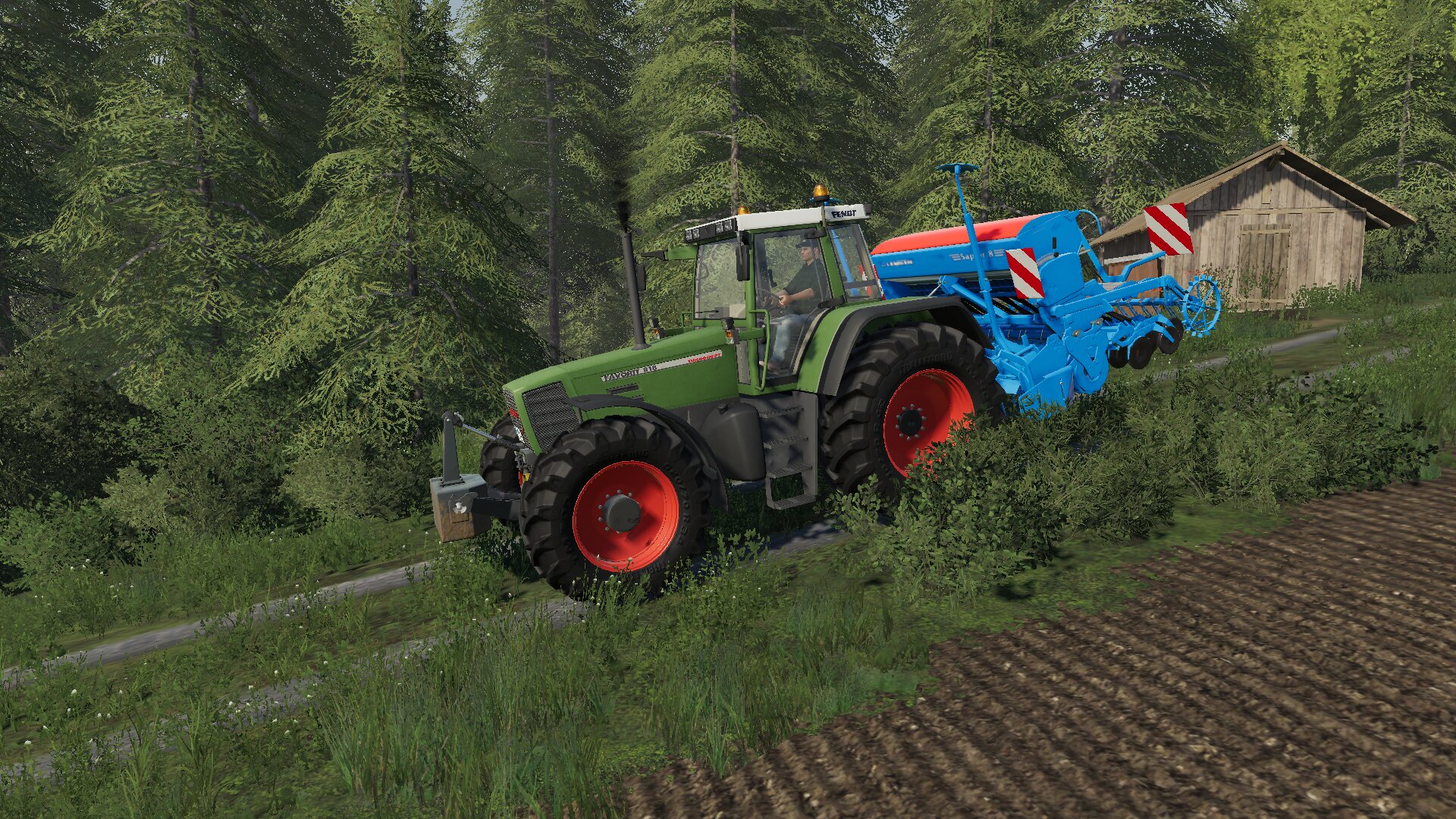 Die neue Sämaschine ist da.