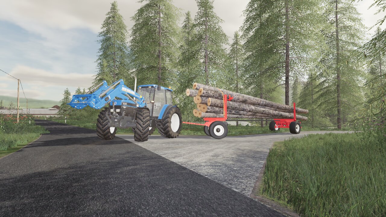 Holz fahren in Geiselsberg 1