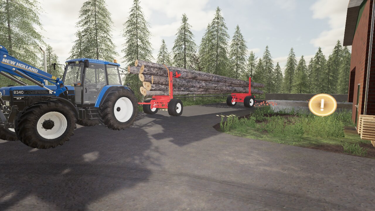Holz fahren in Geiselsberg 4