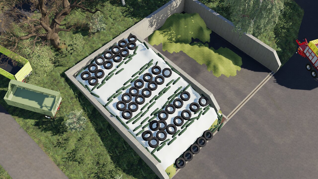 Fertig mit silozudecken