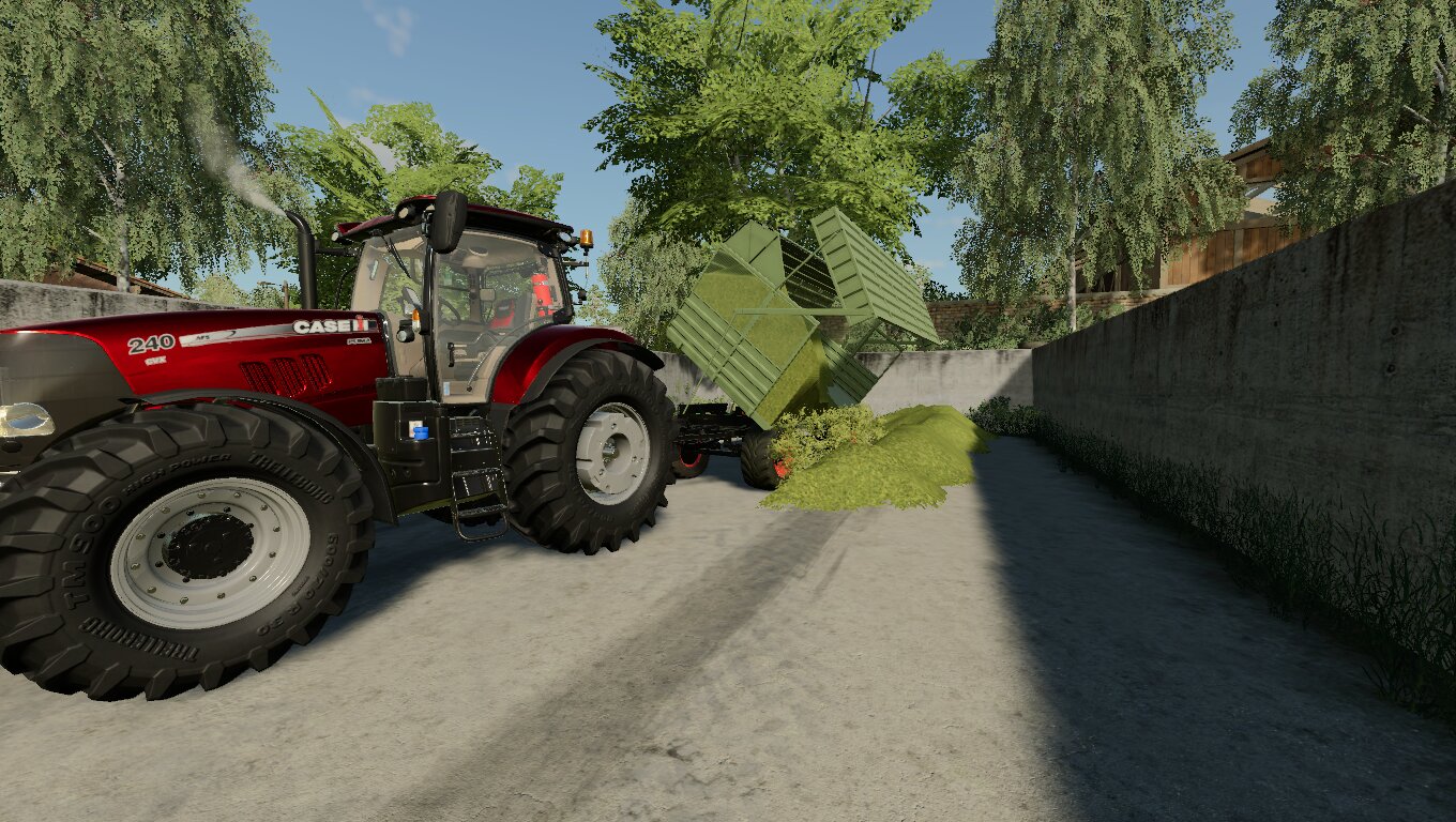Schön am Häckseln :D