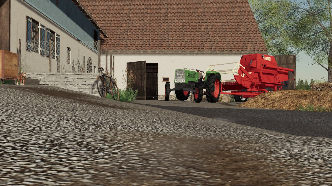 Ob der alte Gruber wohl auch Fendt Farmer fahren würde