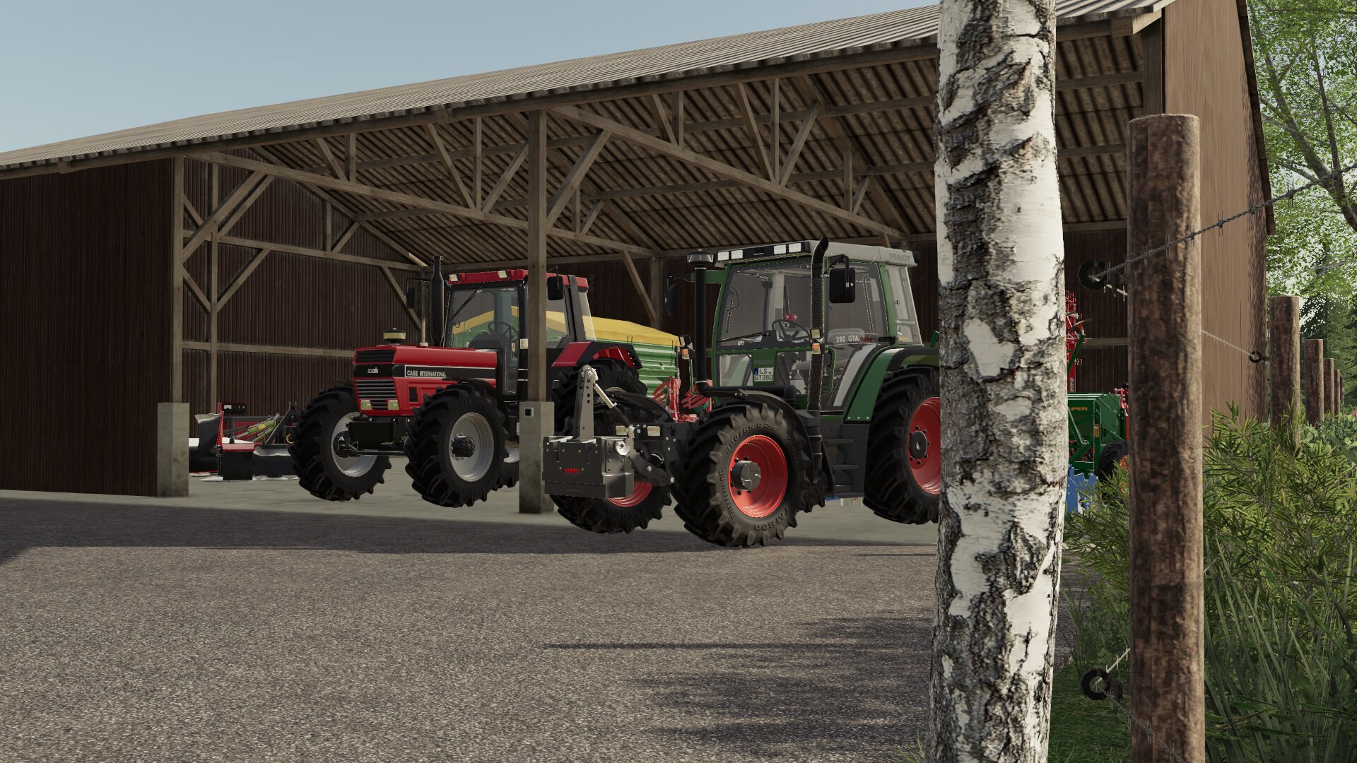 Case 1455XL und Fendt GTA 380 Turbo