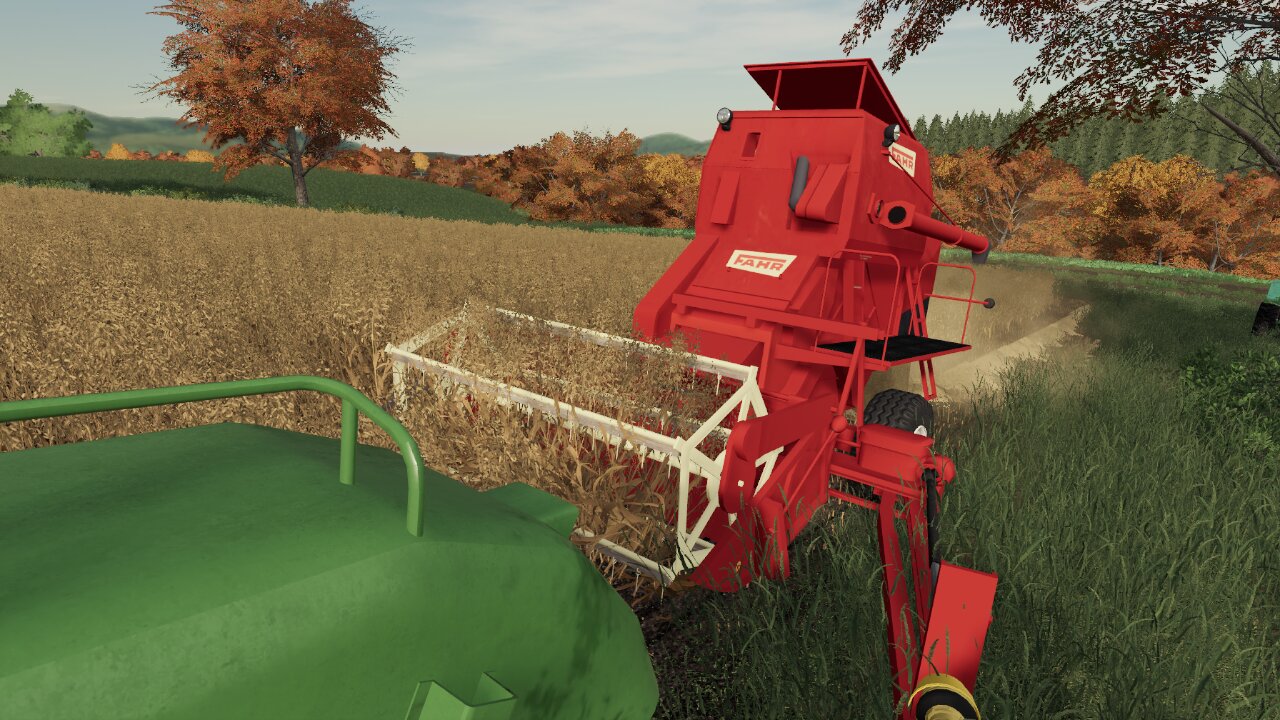 Dreschen mim Fendt Farmer 103s und Fahr Drescher