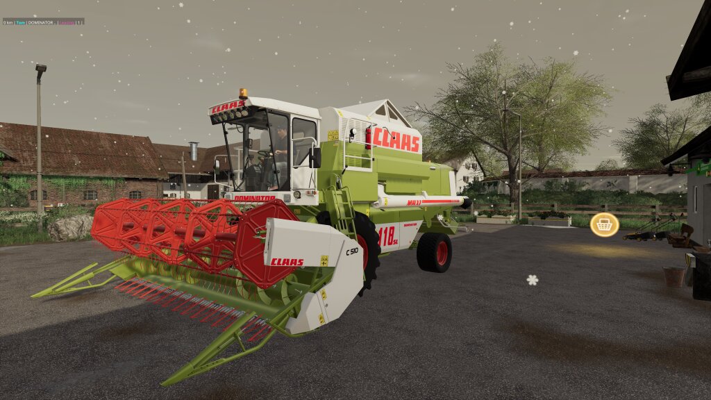 Beim Händler entdeckt Claas Dominator 118 SL mit Michelin Bereifung fürn Schnäppchen.