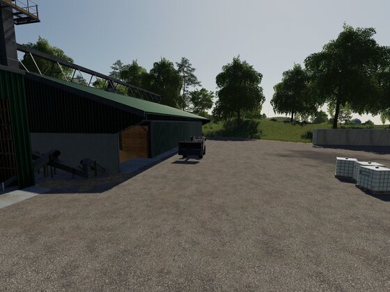 Neue Getreidelagerhalle auf der Ravenport2