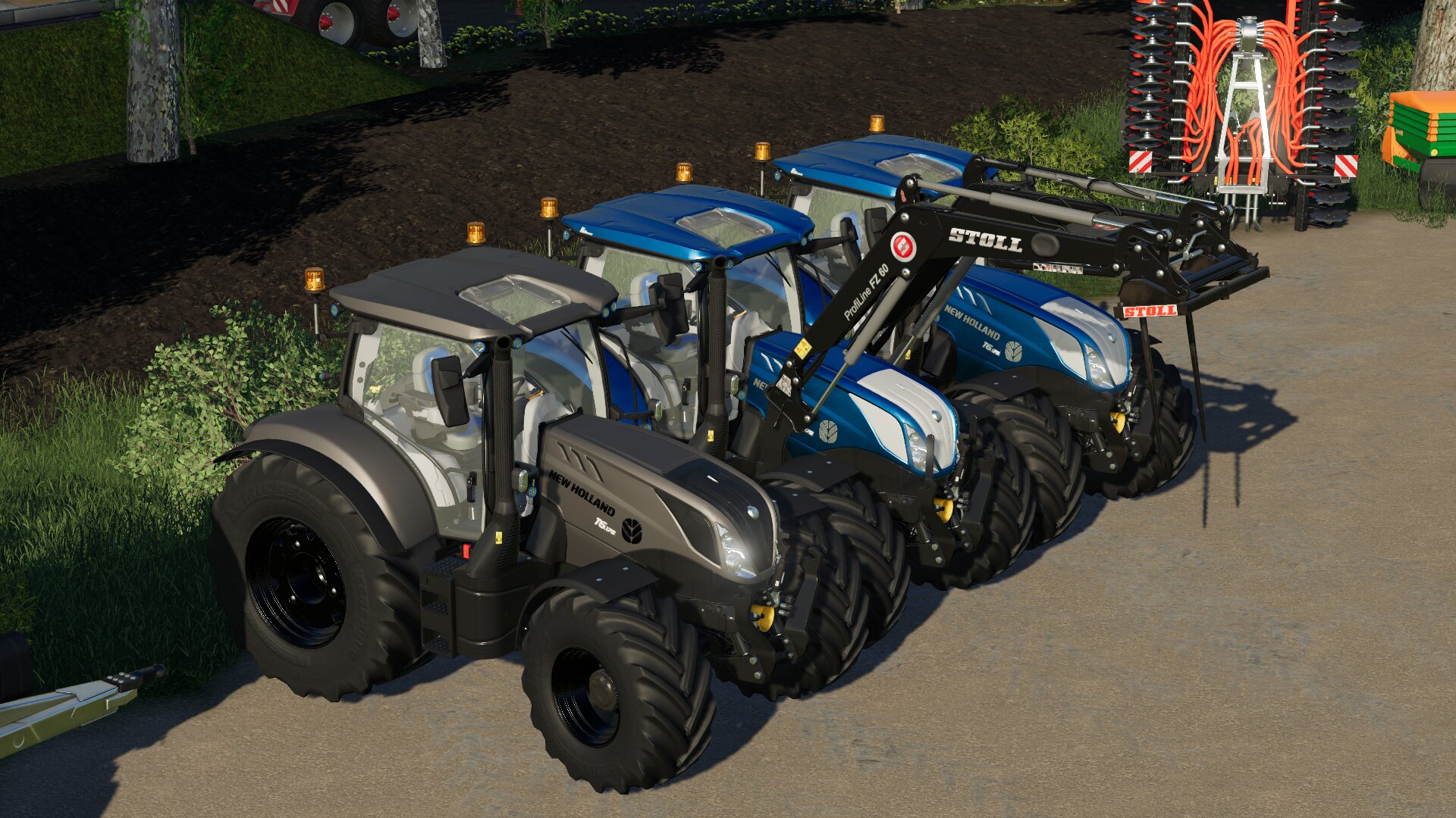 Meine Flotte. 2 New Holland T6.175 Blue Power 1 New Holland T6.175 Night Eagle Edition
